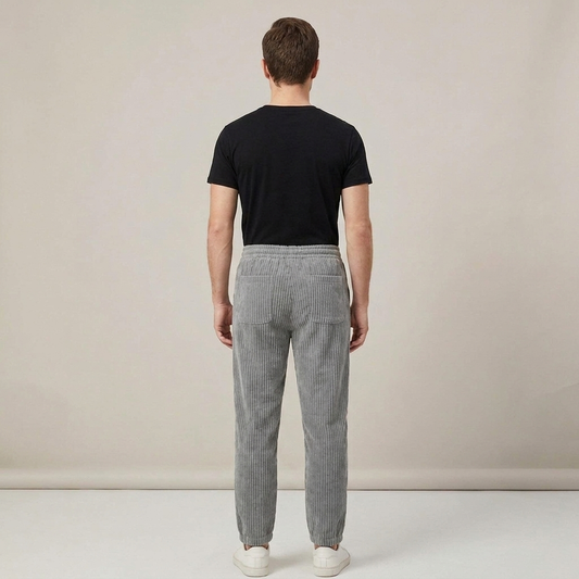 PLUXSTYLE::numise::mens-relaxed-fit-pants::back