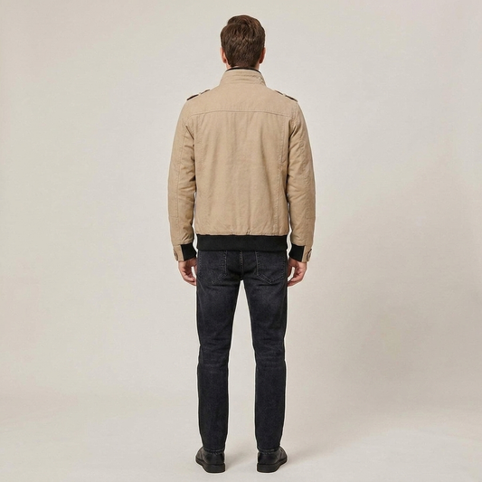 PLUXSTYLE::numise::mens-everyday-zip-up-parka::back