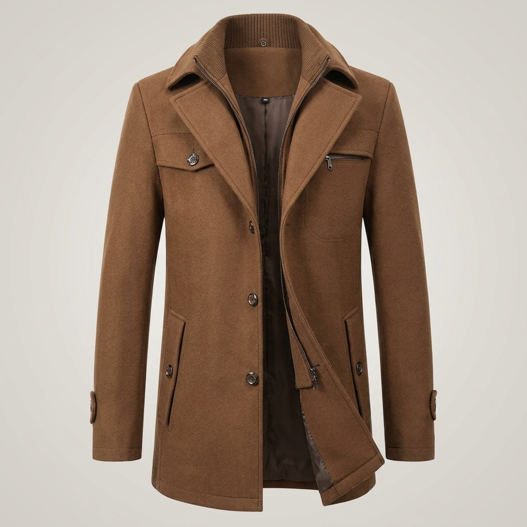 PLUXSTYLE::numise::mens-longline-parka::pack-brown