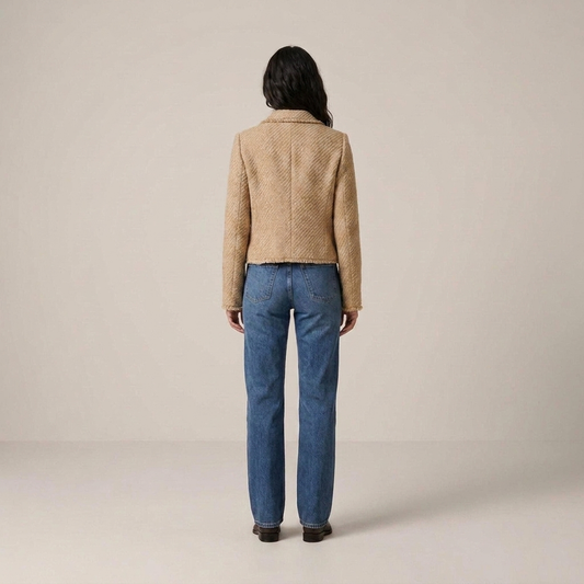 PLUXSTYLE::numise::cropped-tailored-parka::back