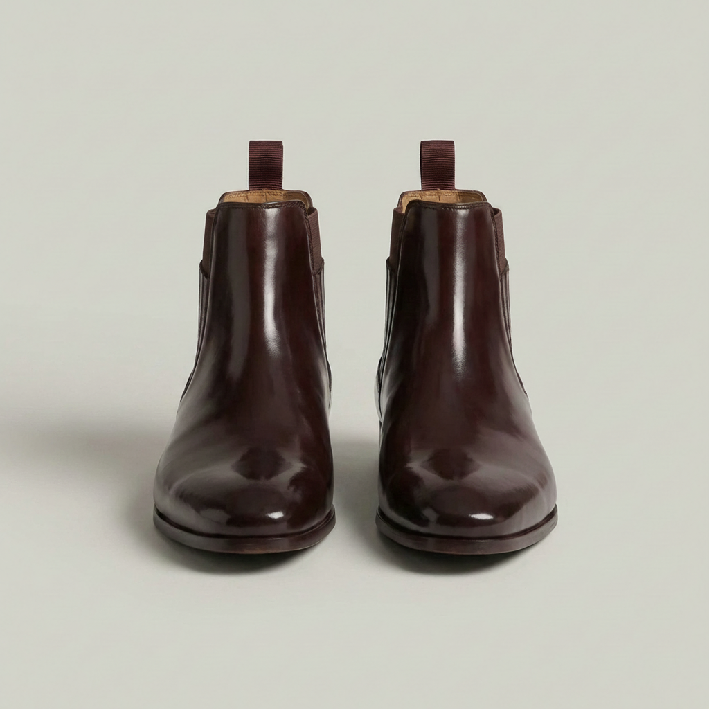 PLUXSTYLE::numise::mens-pointed-toe-chelsea-boots-3::pack-brown
