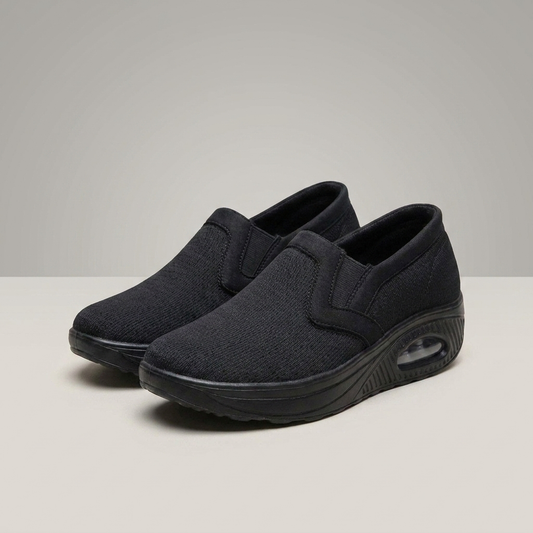 PLUXSTYLE::numise::womens-soft-step-orthopedic-loafers::closeup-detail