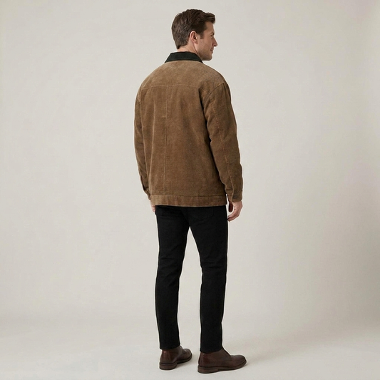 PLUXSTYLE::numise::mens-relaxed-bomber-parka::back