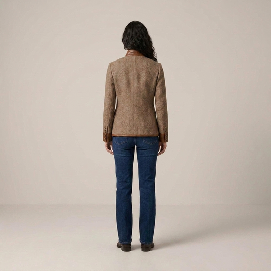 PLUXSTYLE::numise::tailored-heritage-trim-parka::back