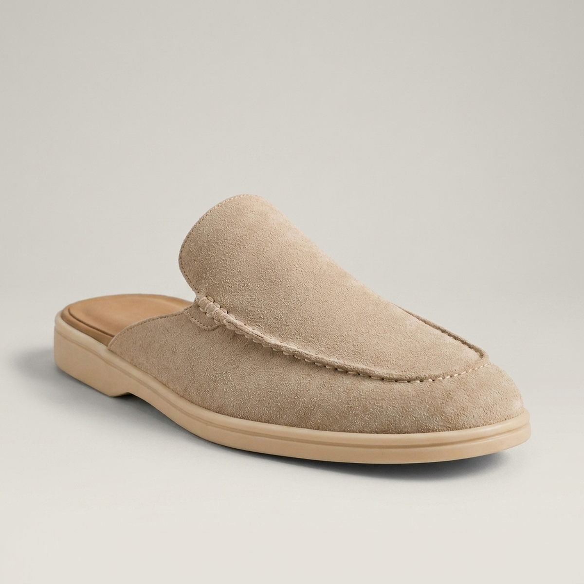 PLUXSTYLE::numise::mens-backless-slip-on-loafers::closeup-hero