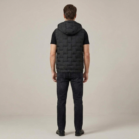 PLUXSTYLE::numise::mens-hooded-quilted-parka::back