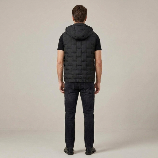 PLUXSTYLE::numise::mens-hooded-quilted-parka::back