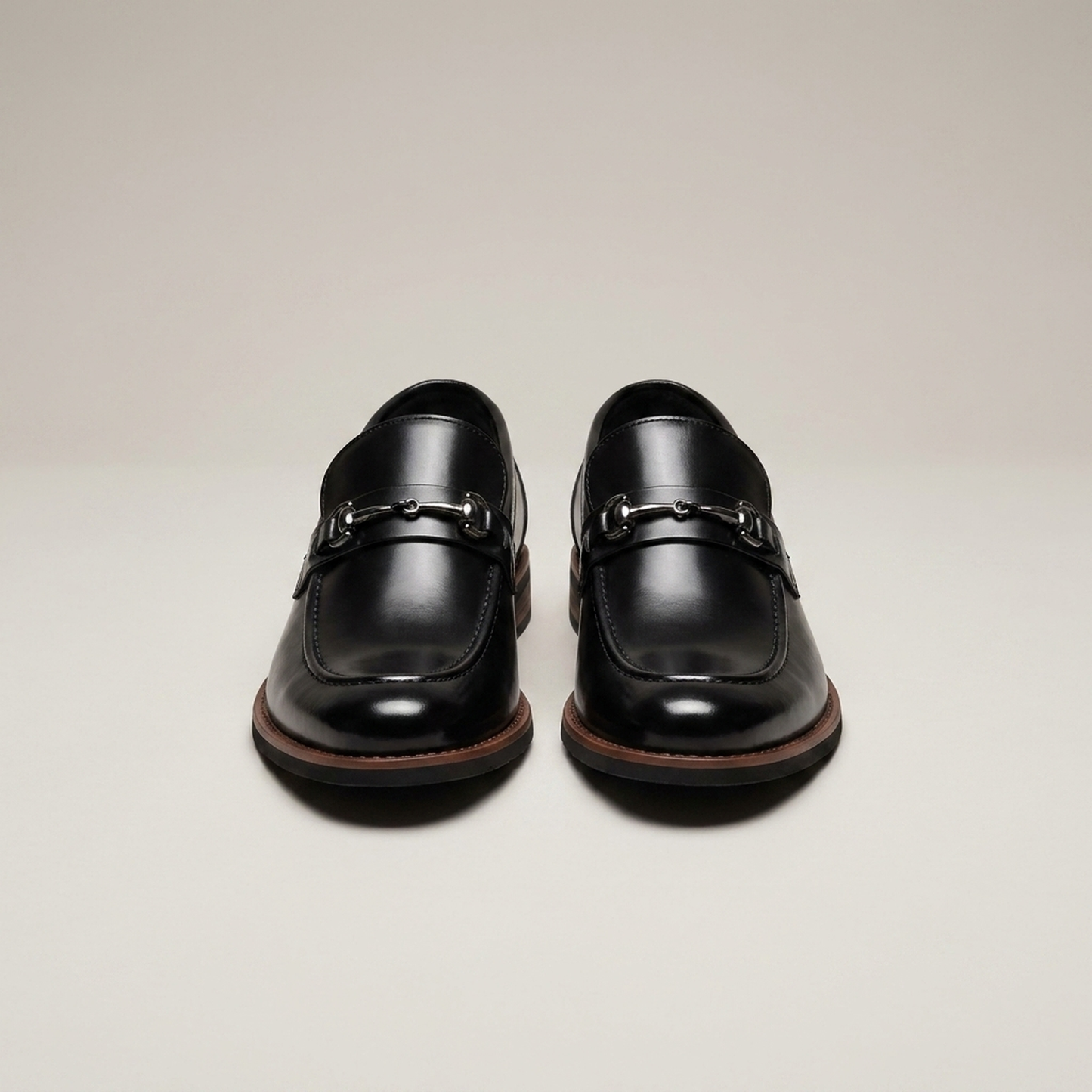 PLUXSTYLE::numise::mens-polished-dress-loafers::pack-black