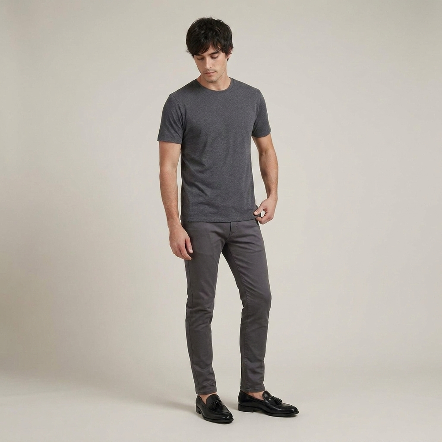 PLUXSTYLE::numise::adam-black-tassel-loafers::zoom-out