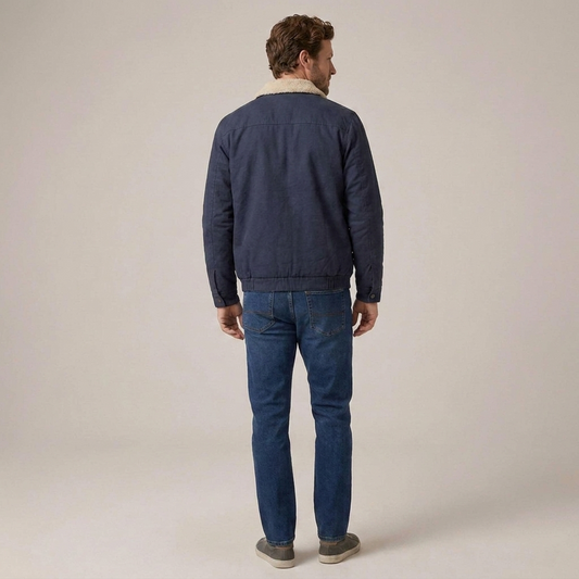 PLUXSTYLE::numise::mens-bomber-cut-parka::back
