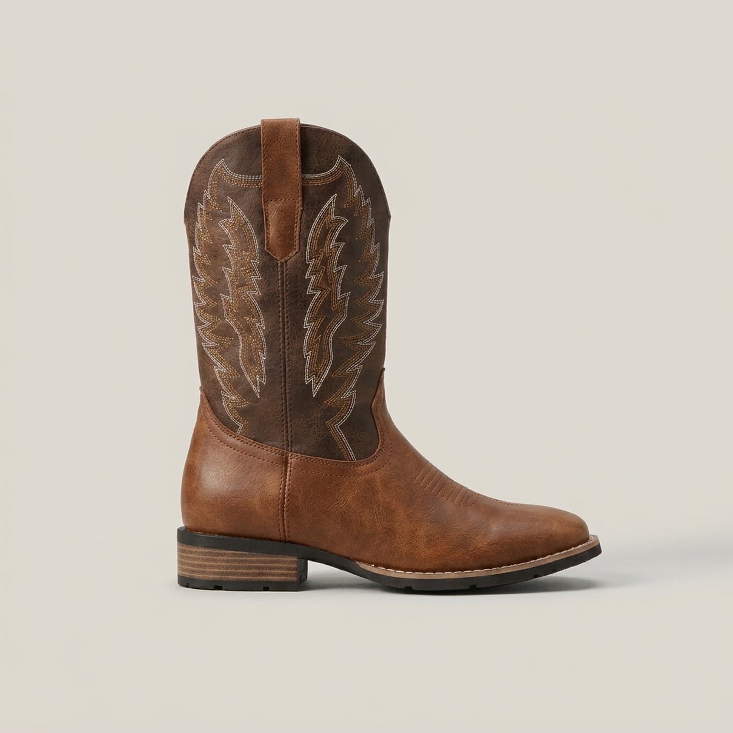 PLUXSTYLE::numise::mens-high-top-chelsea-boots::pack-brown
