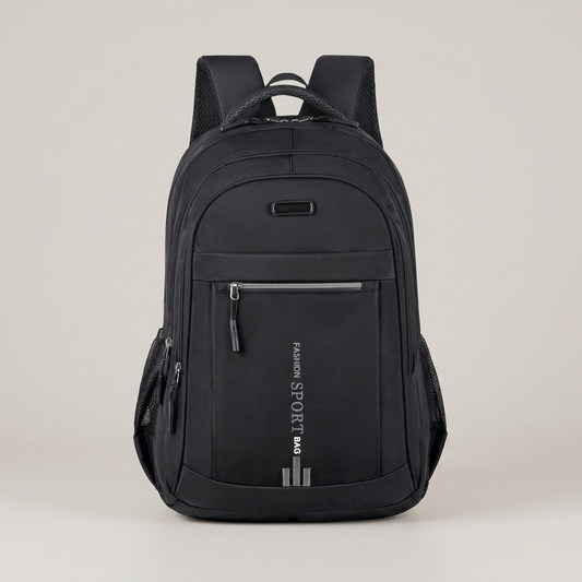 PLUXSTYLE::numise::mens-weatherproof-commuter-backpack::pack-black