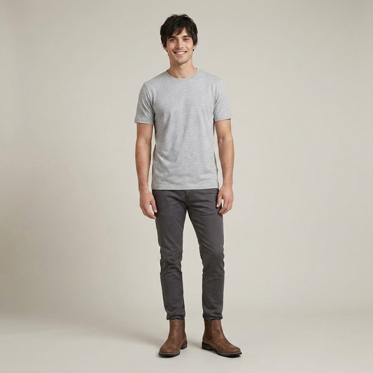 PLUXSTYLE::numise::mens-square-toe-chelsea-boots::zoom-out
