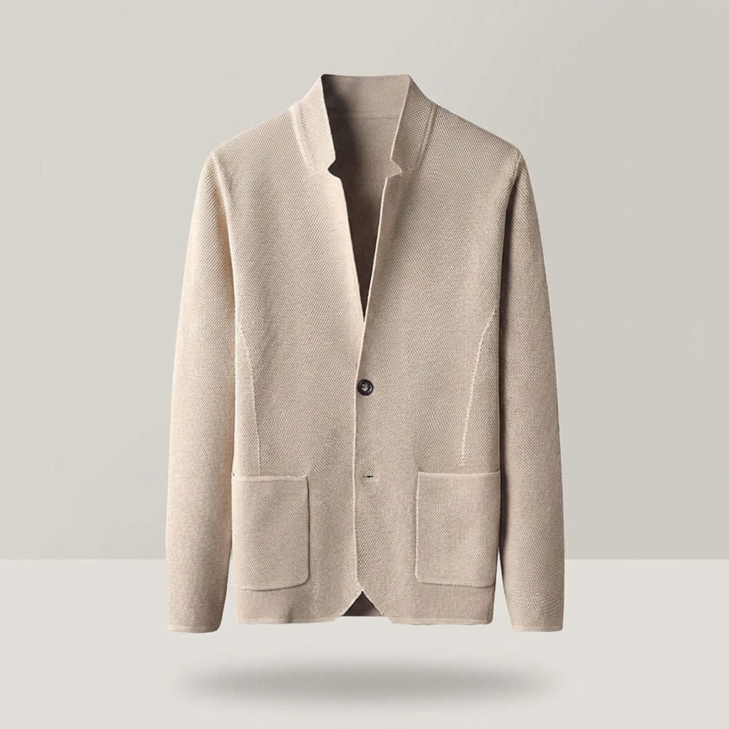 PLUXSTYLE::numise::mens-relaxed-mandarin-collar-parka::pack-khaki
