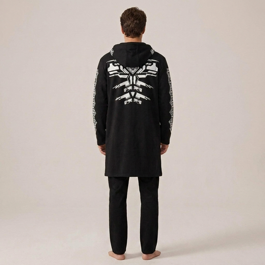 PLUXSTYLE::numise::futurist-longline-parka::back
