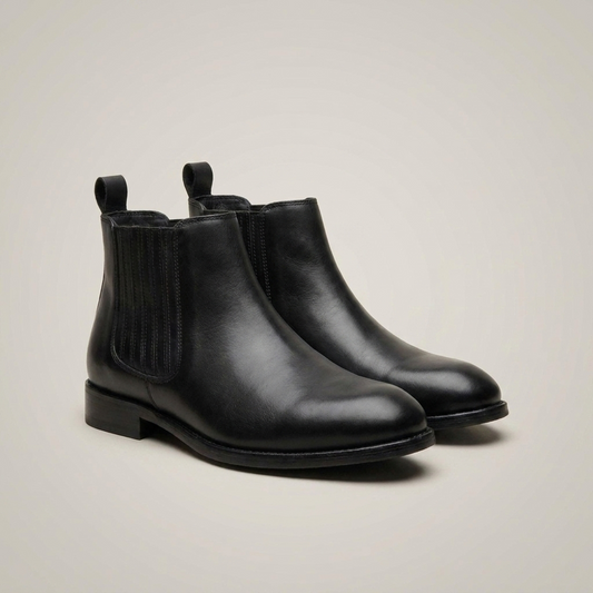 PLUXSTYLE::numise::arnoli-chelsea-boots::closeup-detail