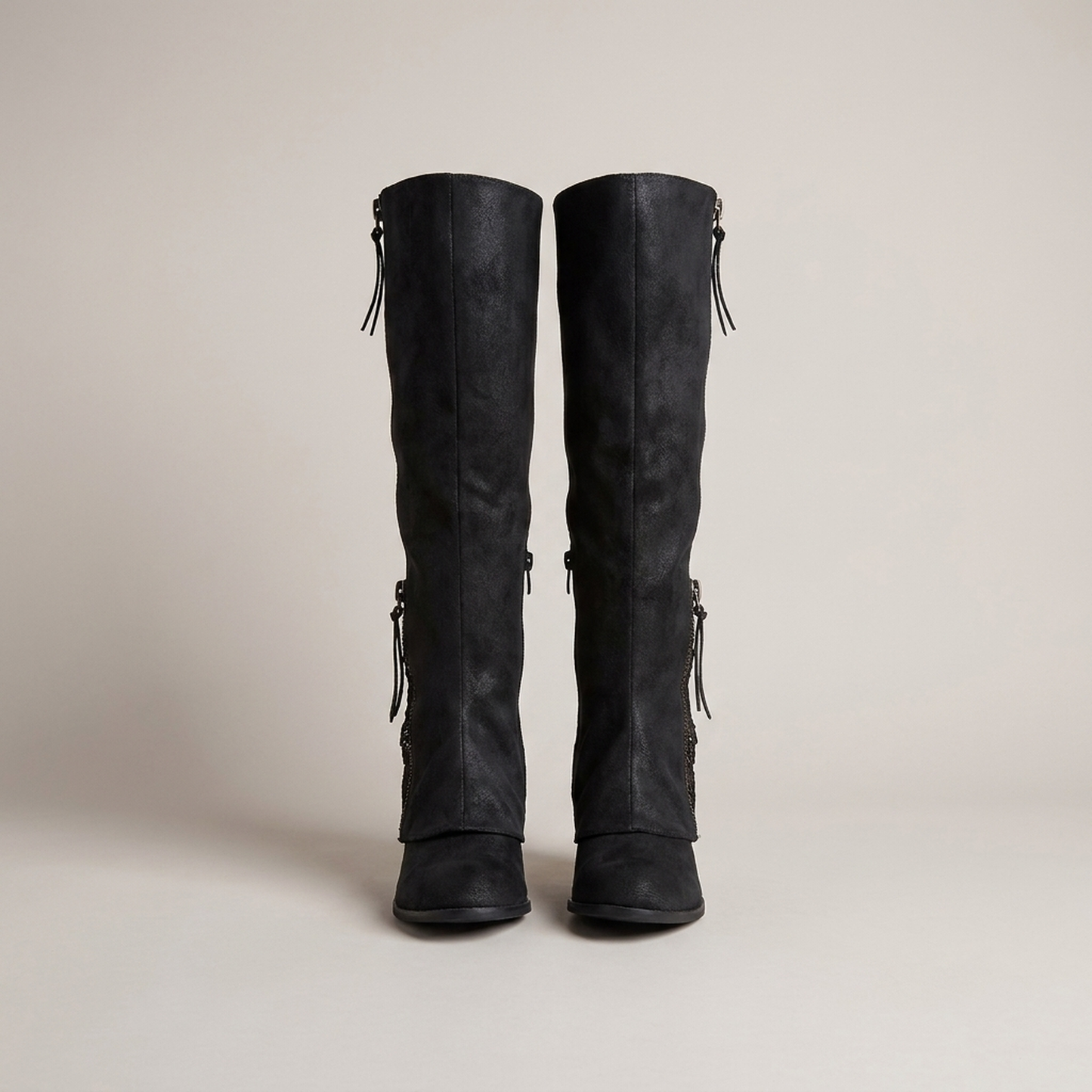 PLUXSTYLE::numise::moana-block-heel-knee-high-boots::pack-black