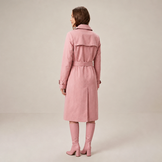 PLUXSTYLE::numise::double-breasted-mid-length-parka::back