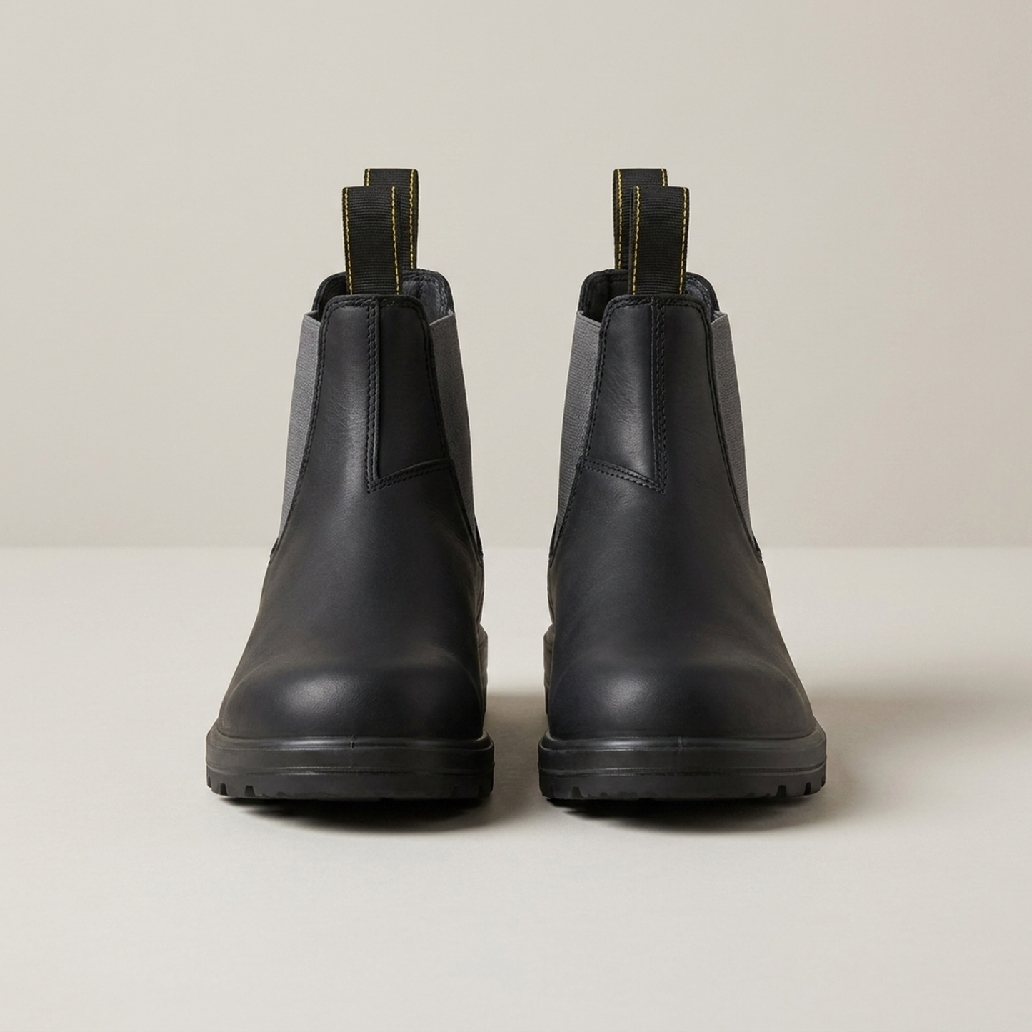 PLUXSTYLE::numise::pull-tab-chelsea-boots::pack-grey
