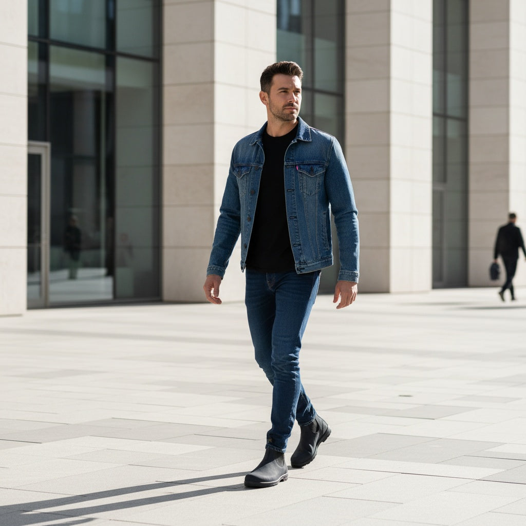 PLUXSTYLE::numise::mens-cushioned-chelsea-boots::lifestyle-keep-1