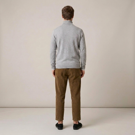 PLUXSTYLE::numise::alioth-tailored-turtleneck::back