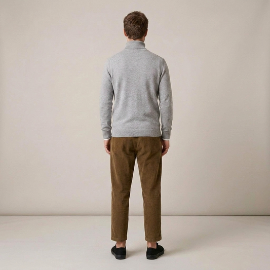 PLUXSTYLE::numise::alioth-tailored-turtleneck::back