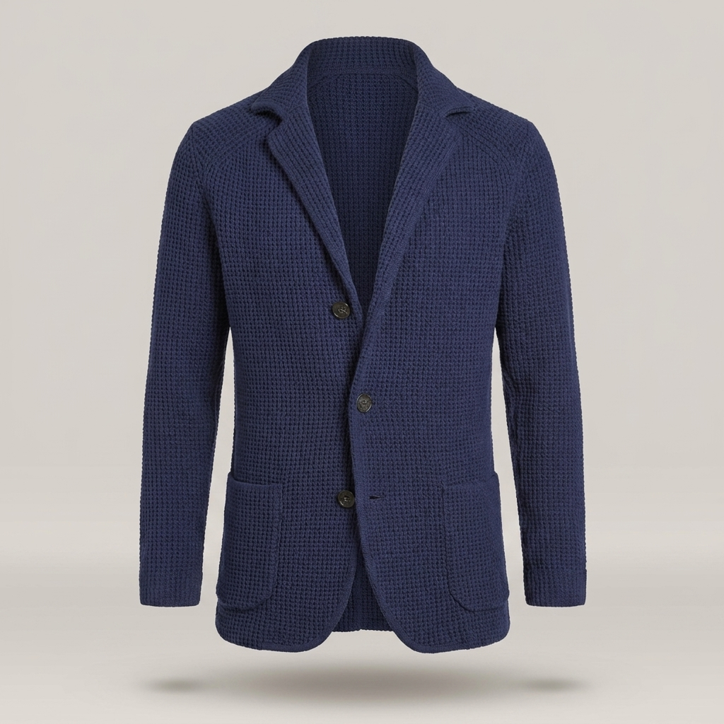 PLUXSTYLE::numise::adrian-regular-fit-cardigan::pack-blue