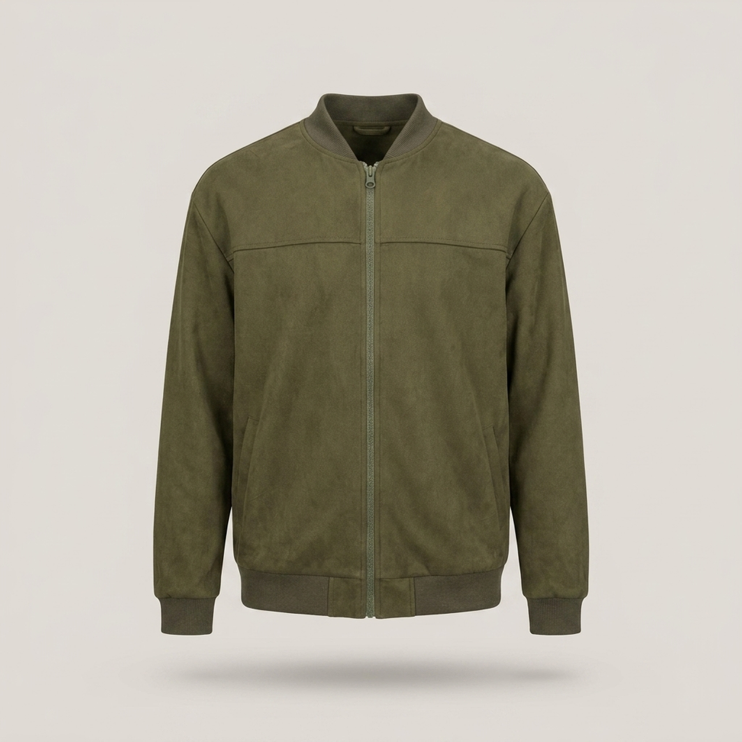 PLUXSTYLE::numise::mens-regular-fit-zip-parka::pack-green