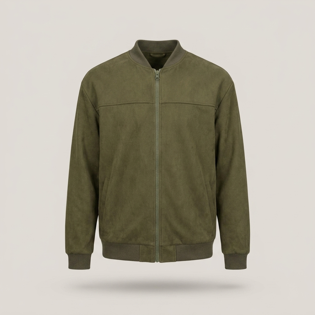 PLUXSTYLE::numise::mens-regular-fit-zip-parka::pack-green