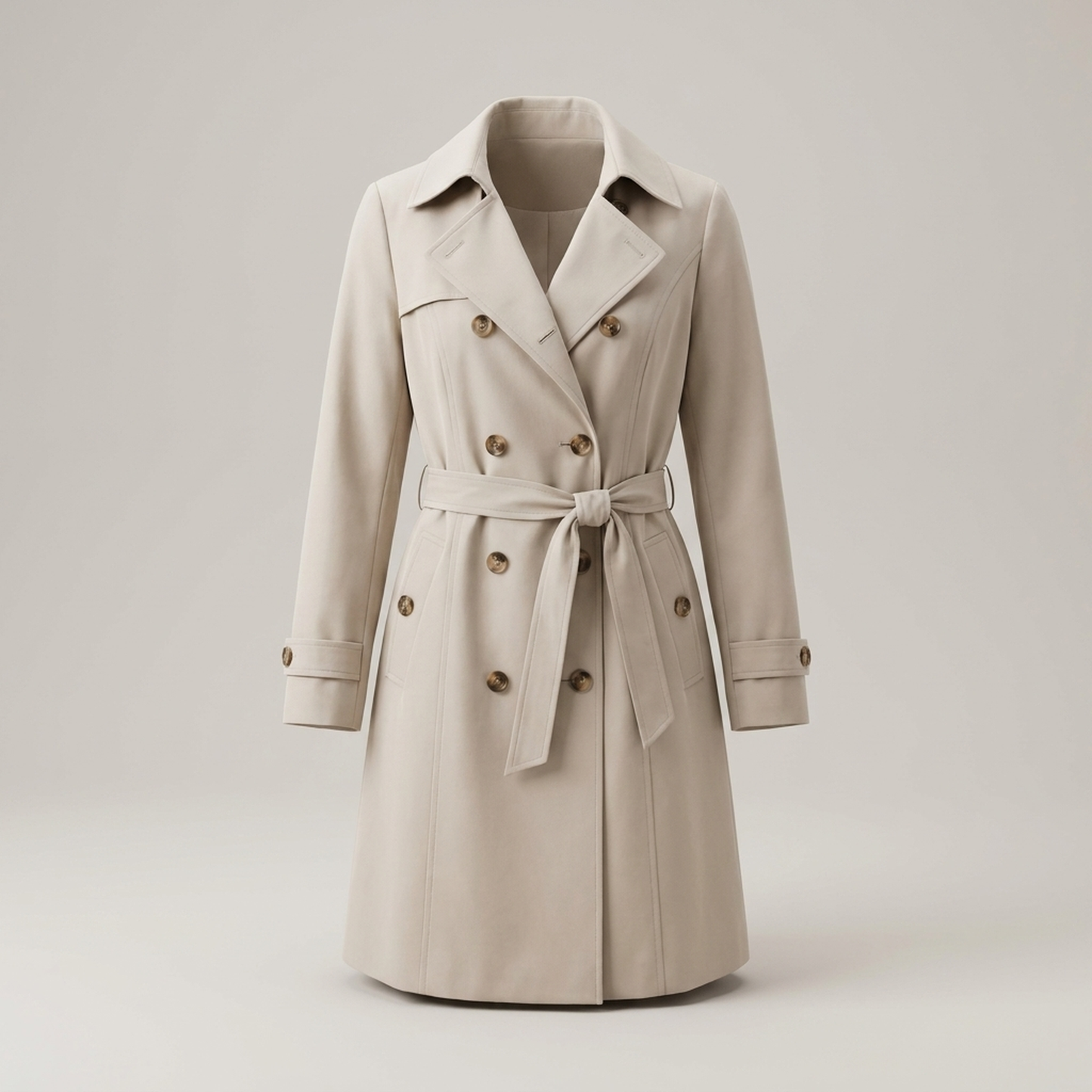 PLUXSTYLE::numise::double-breasted-mid-length-parka::pack-white