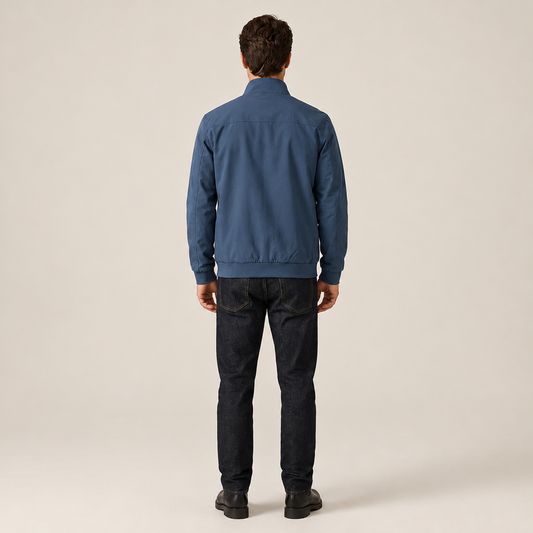 PLUXSTYLE::numise::mens-zip-front-parka::back
