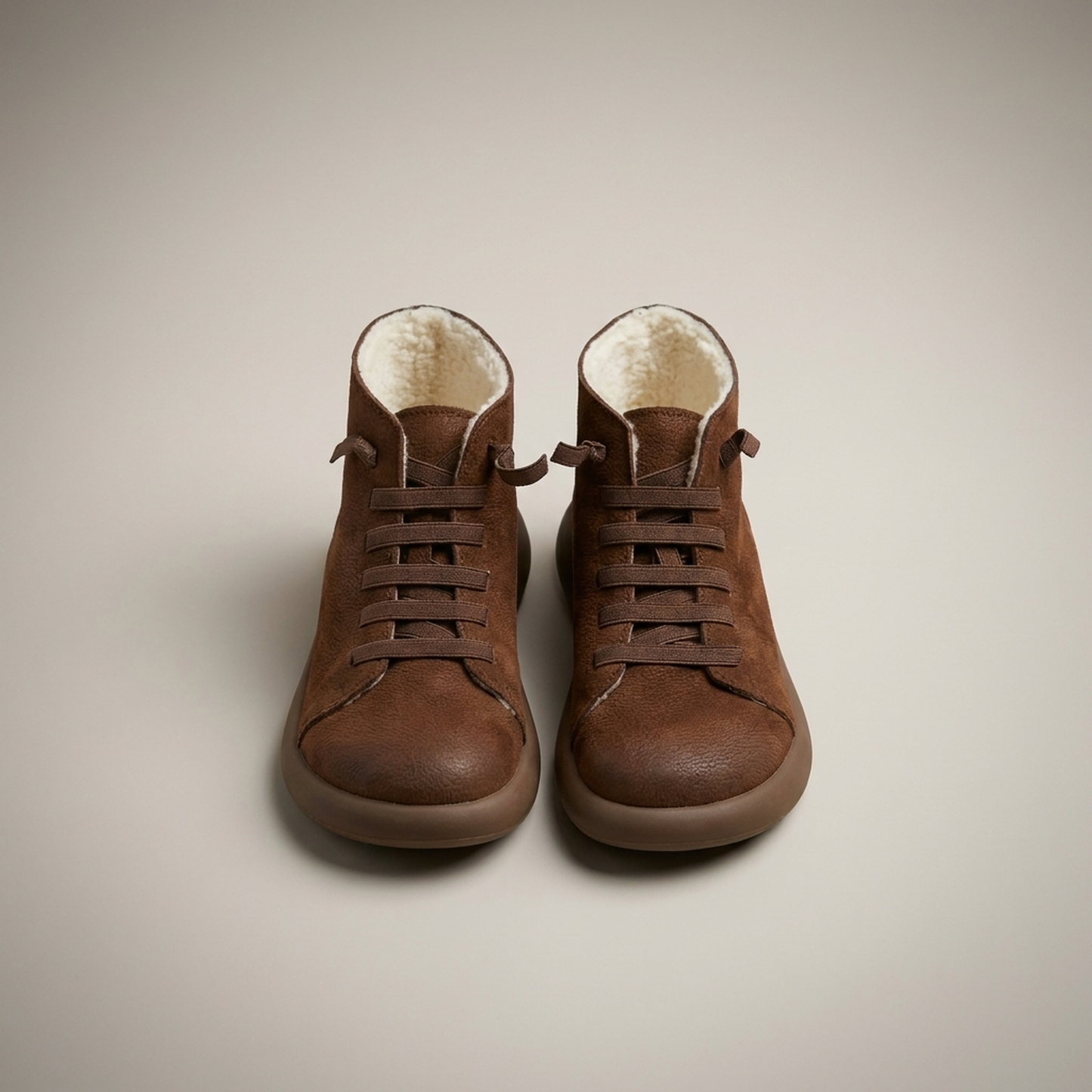 PLUXSTYLE::numise::khaki-pull-on-chelsea-boots::pack-coffee-brown