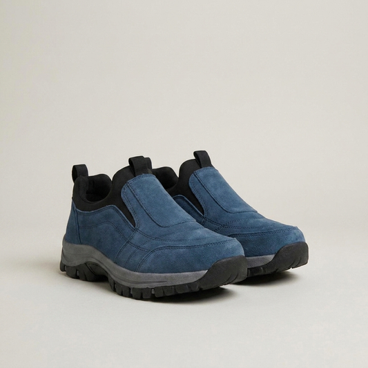 PLUXSTYLE::numise::mens-cushioned-slip-on-walking-shoes::closeup-detail