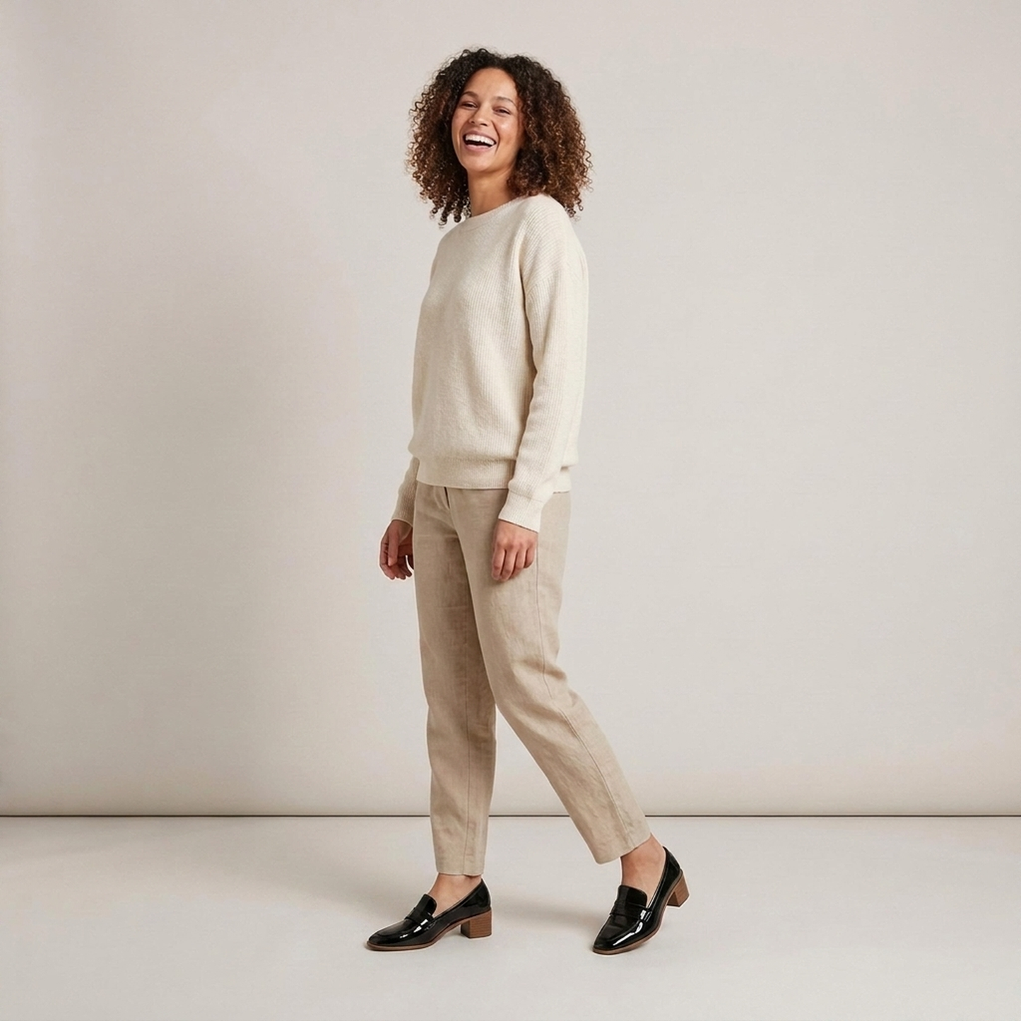 PLUXSTYLE::numise::adeline-high-shine-loafers::zoom-out