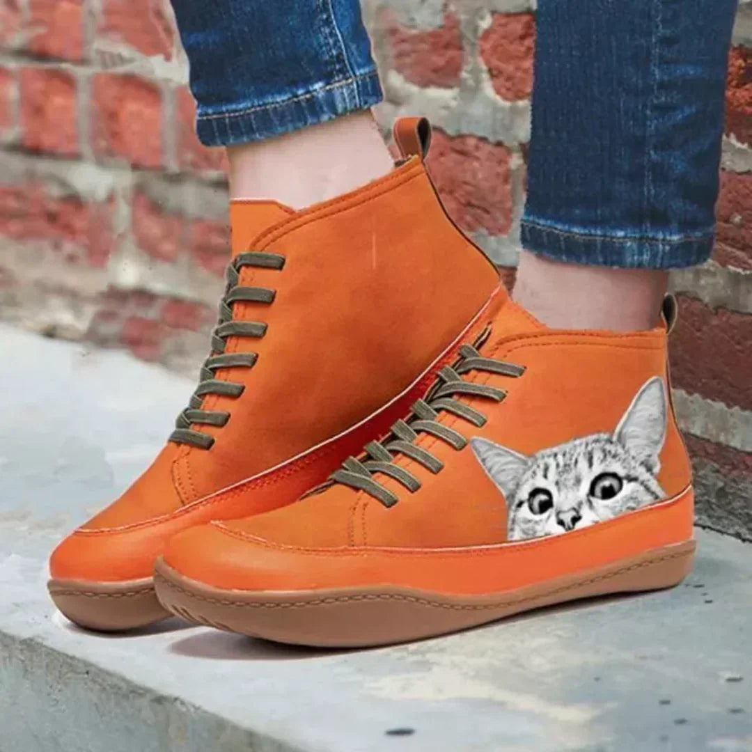 Clara Cat-Lover Ankle Boots