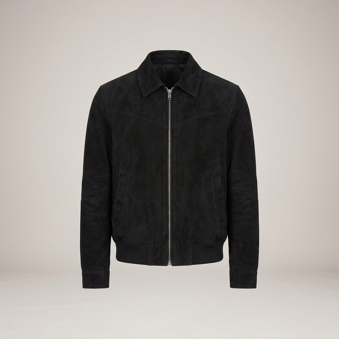 PLUXSTYLE::numise::mens-slim-fit-bomber-parka::pack-black