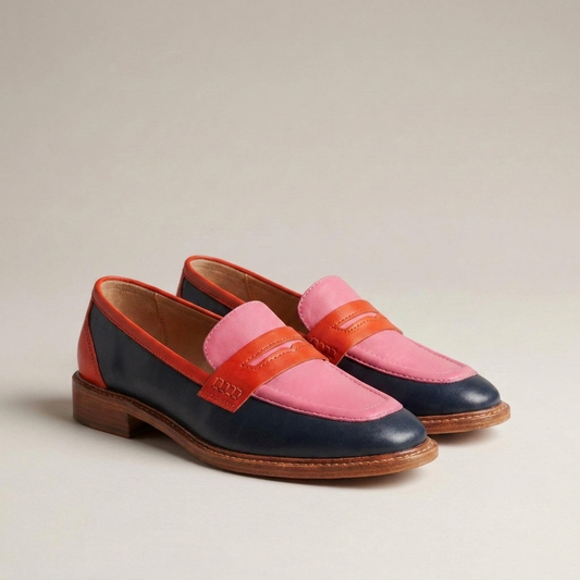 PLUXSTYLE::numise::alisette-ankle-strap-loafers::closeup-detail