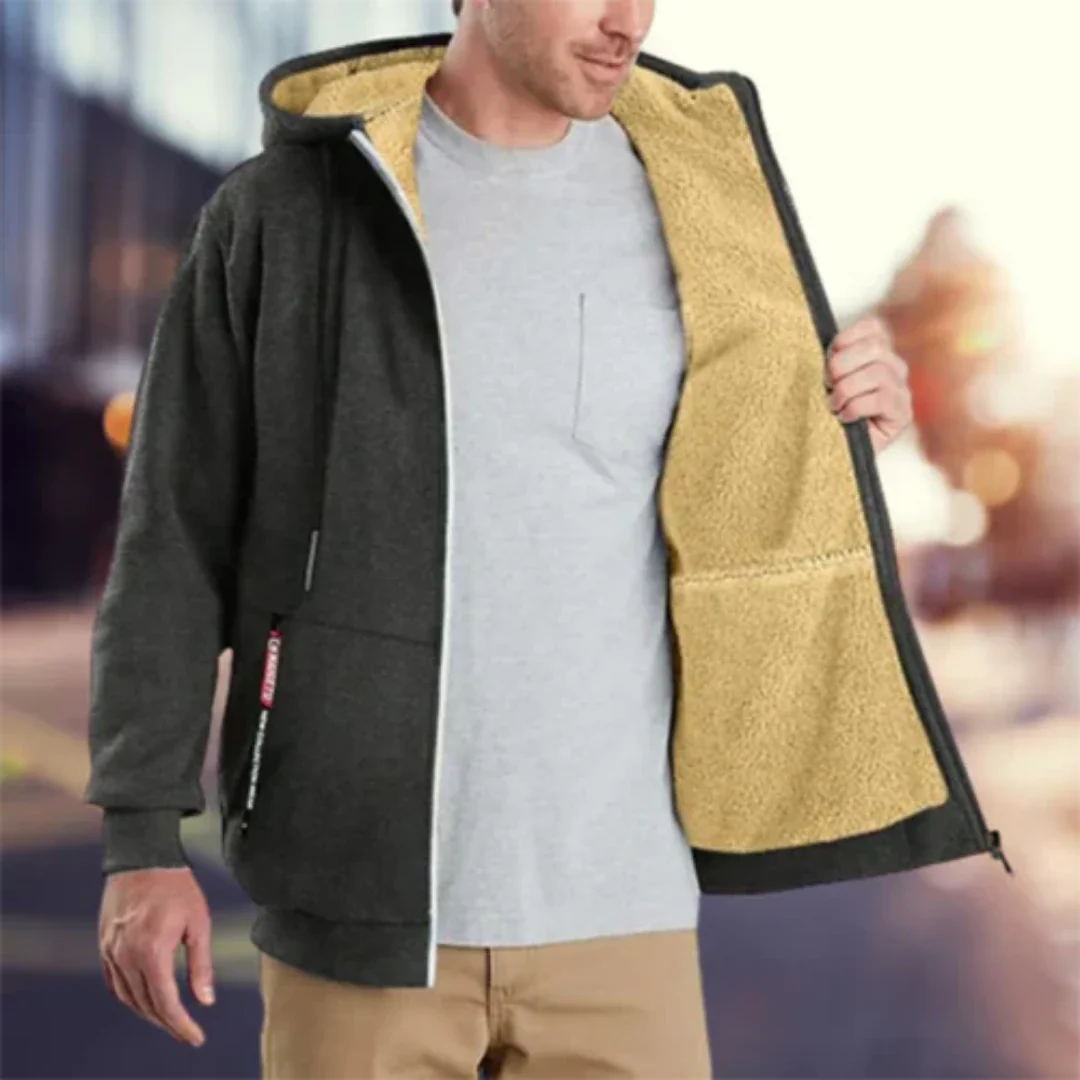 PLUXSTYLE::numise::mens-relaxed-hooded-jacket::lifestyle-keep-1