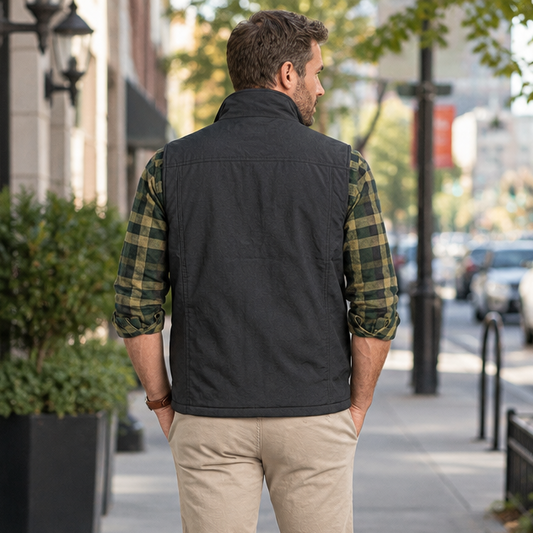 Men’s Stand Collar Vest