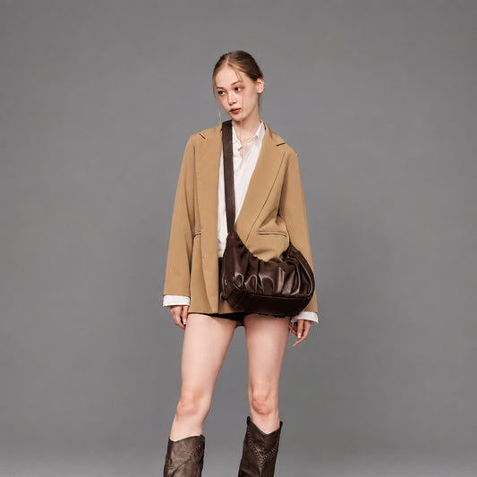 Distinctive Croissant-Shaped Sling Bag