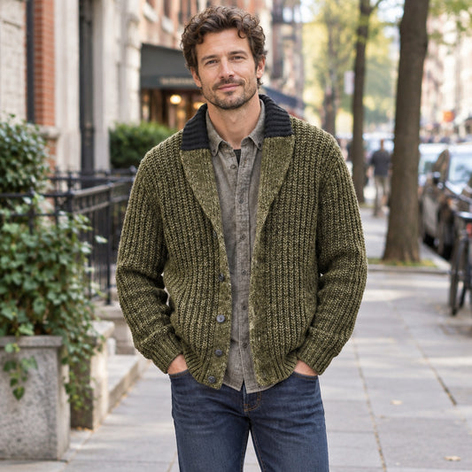 Classic Men's Knit Cardigan