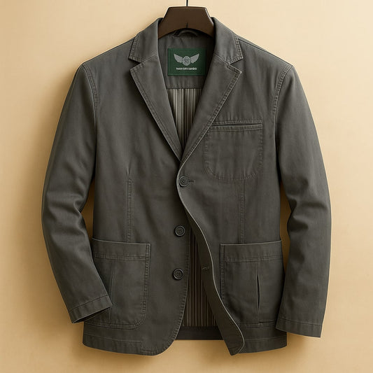 Modern Textured Men's Blazer