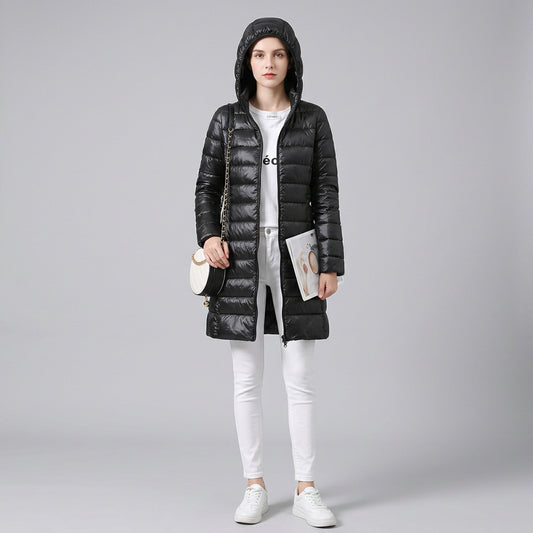 Parka larga ligera para mujer, ideal para el día a día moderno
