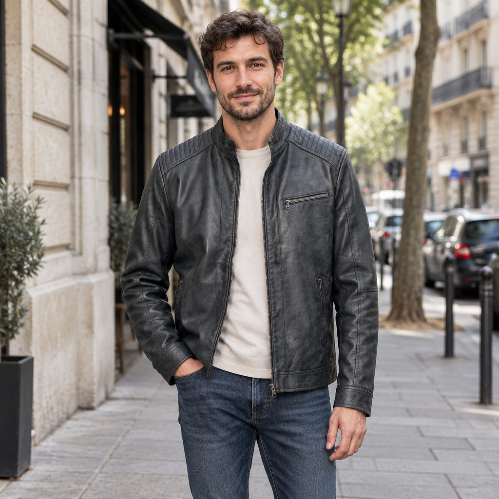 Men’s Quilted Detail Jacket