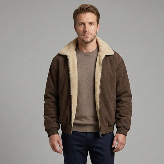 Comfortable Fit Zip-Up Winter Jacket