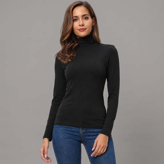 Maglione classico a collo alto