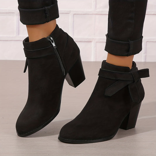 Chelsea Block-Heel Boots