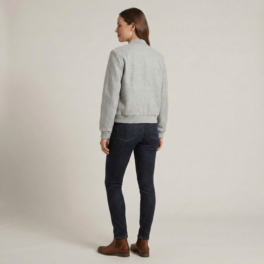 PLUXSTYLE::numise::abigail-cropped-parka::back