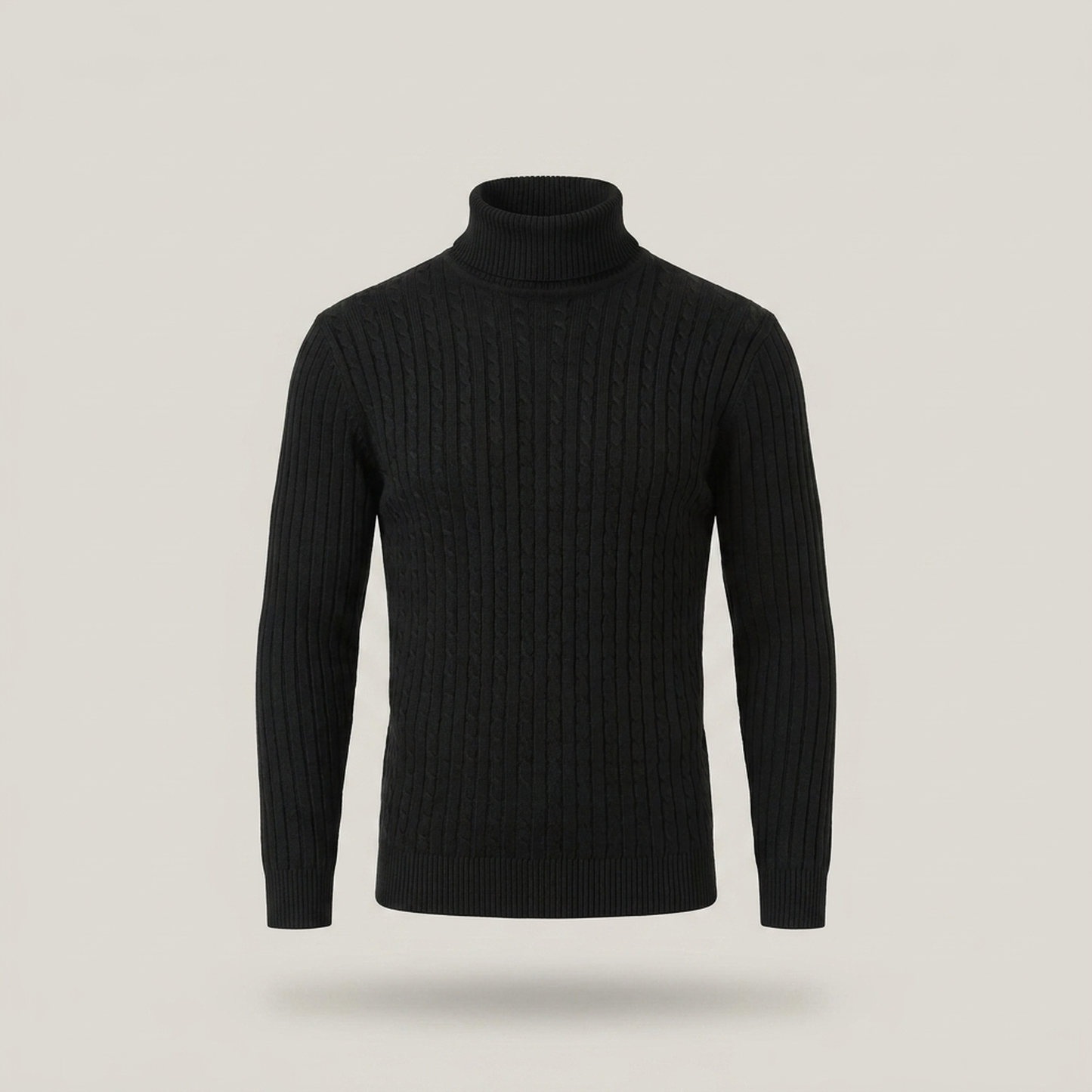 PLUXSTYLE::numise::mens-high-neck-sweater::pack-black