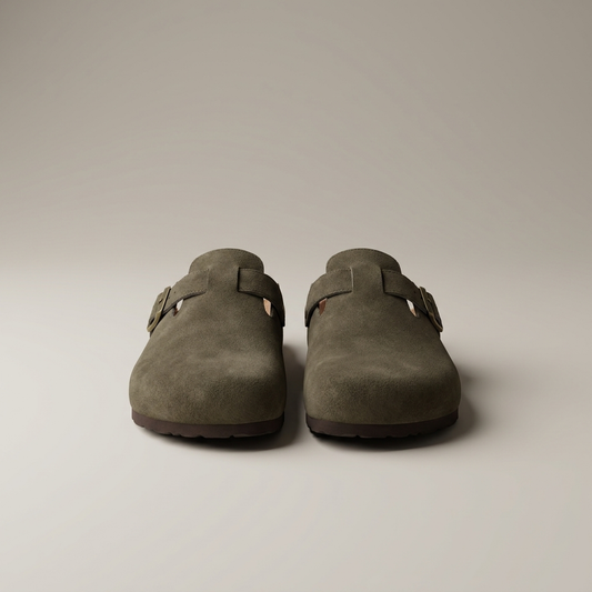 PLUXSTYLE::numise::all-day-comfort-work-clogs::pack-dark-khaki